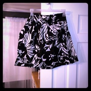 Black and white skirt